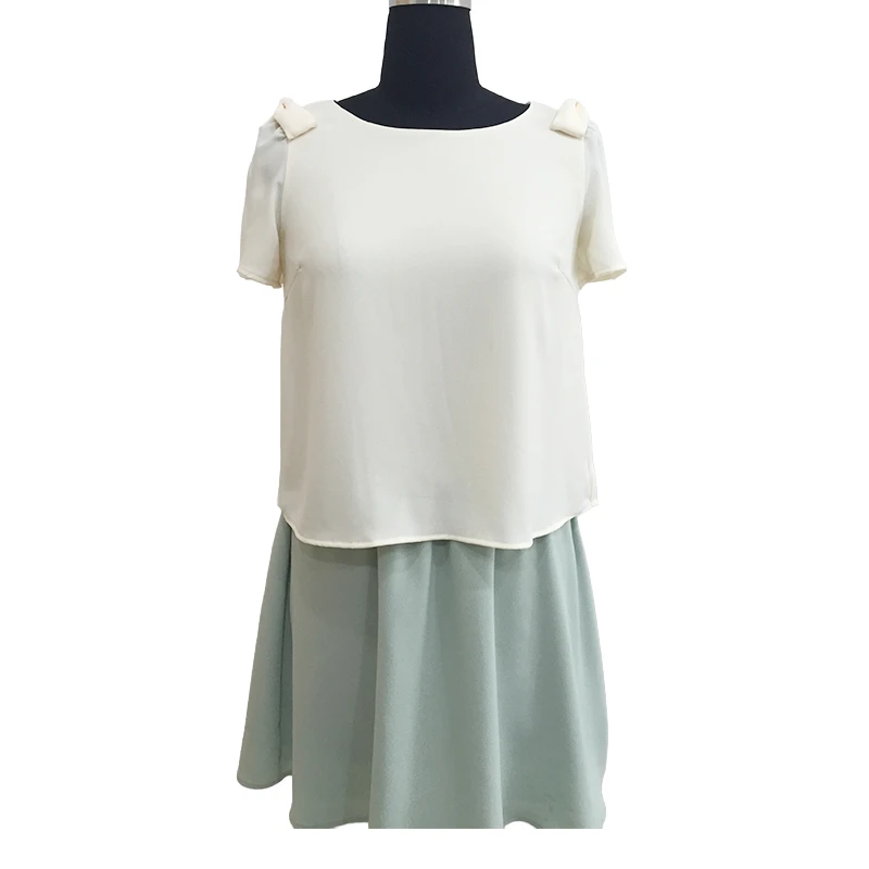 Vestido Maxi de Algodão Sólido